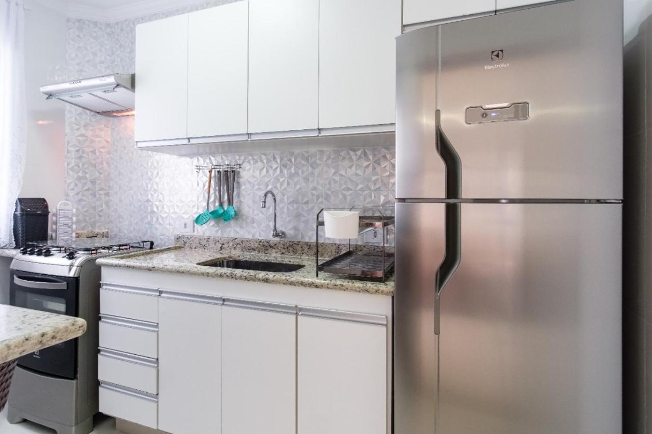 Apartamento A 100 Metros Da Praia - 01 Dormitorio - Edificio Agua Viva أوباتوبا المظهر الخارجي الصورة