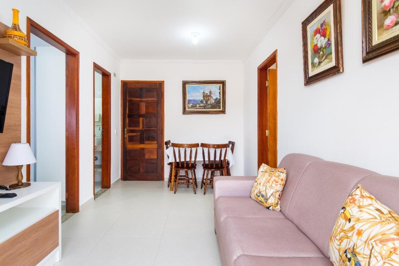 Apartamento A 100 Metros Da Praia - 01 Dormitorio - Edificio Agua Viva أوباتوبا المظهر الخارجي الصورة